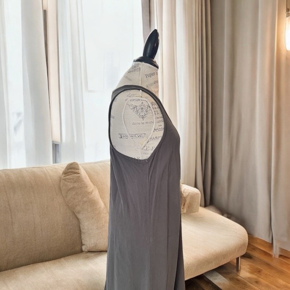 Hard Tail racer back grey dress. Great after yoga. For the beach. For the pool. - Picture 9 of 16